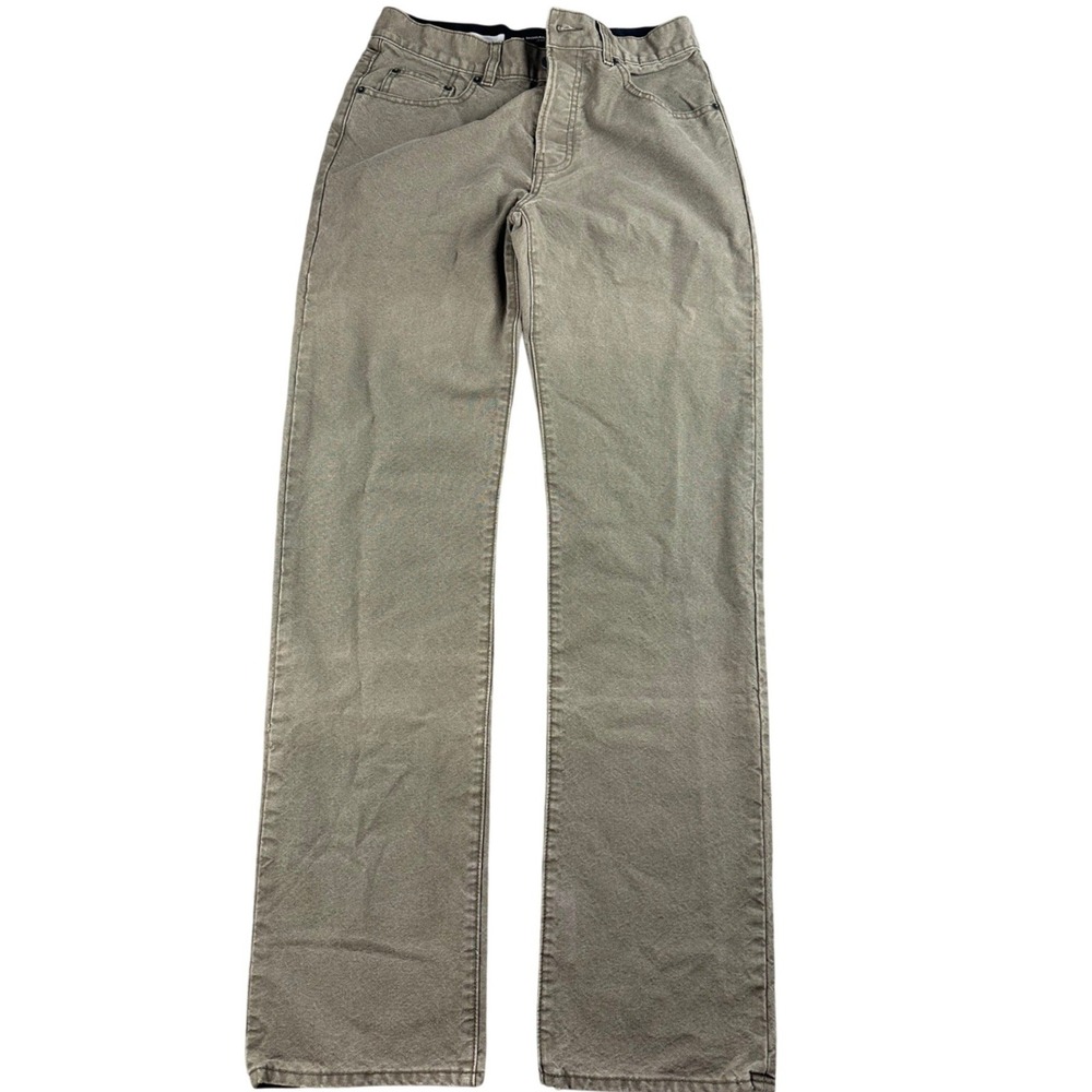 Vintage Club Monaco 3 Jeans Men 30 Olive Brown Regular Straight 100% Cotton Y2K